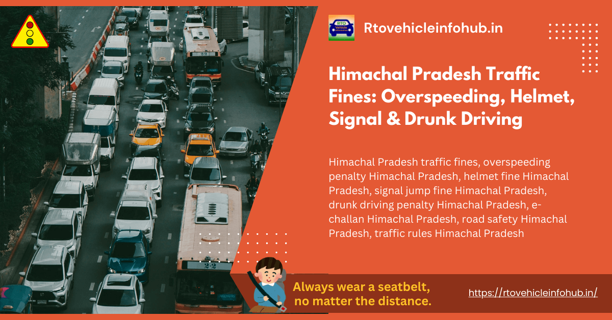 Himachal Pradesh traffic fine regulations 2025